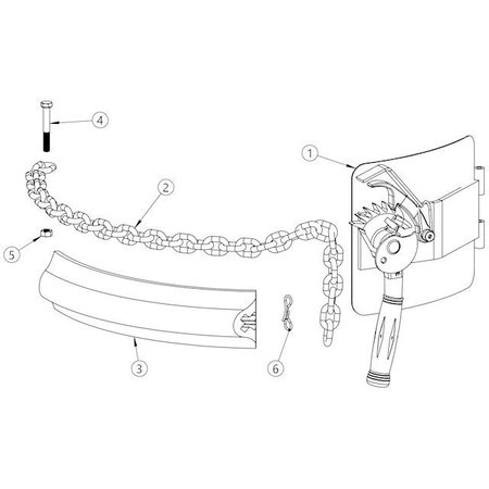 MORSE MFG KIT RATCHET PLATE 932 CHAIN 727KIT-P